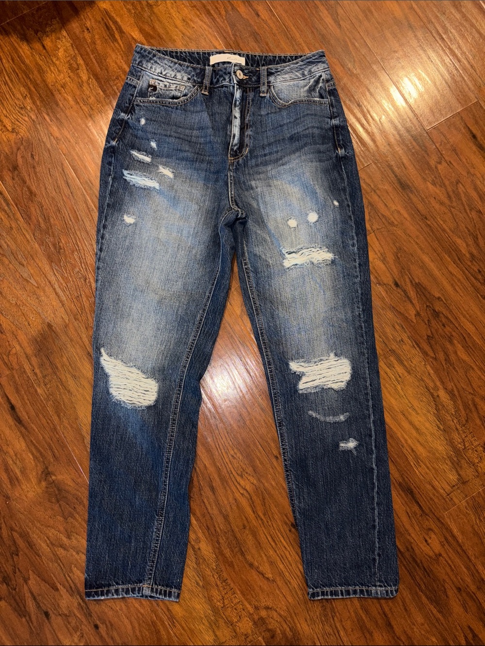 KanCan Distressed Blue Boyfriend Jeans 7/27